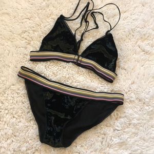 Victoria secret velvet set